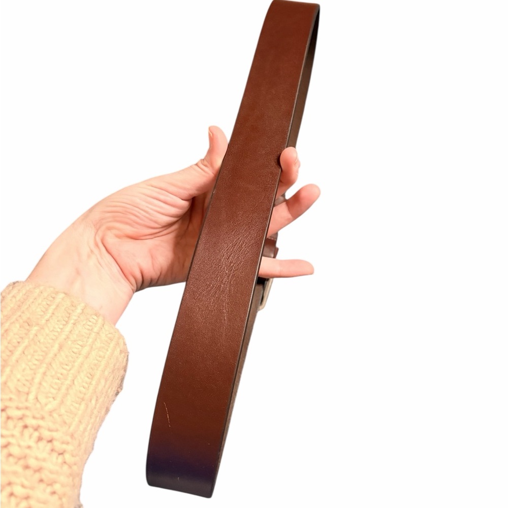 Polo by Ralph Lauren Brown Leather Belt - Picture 8 of 10